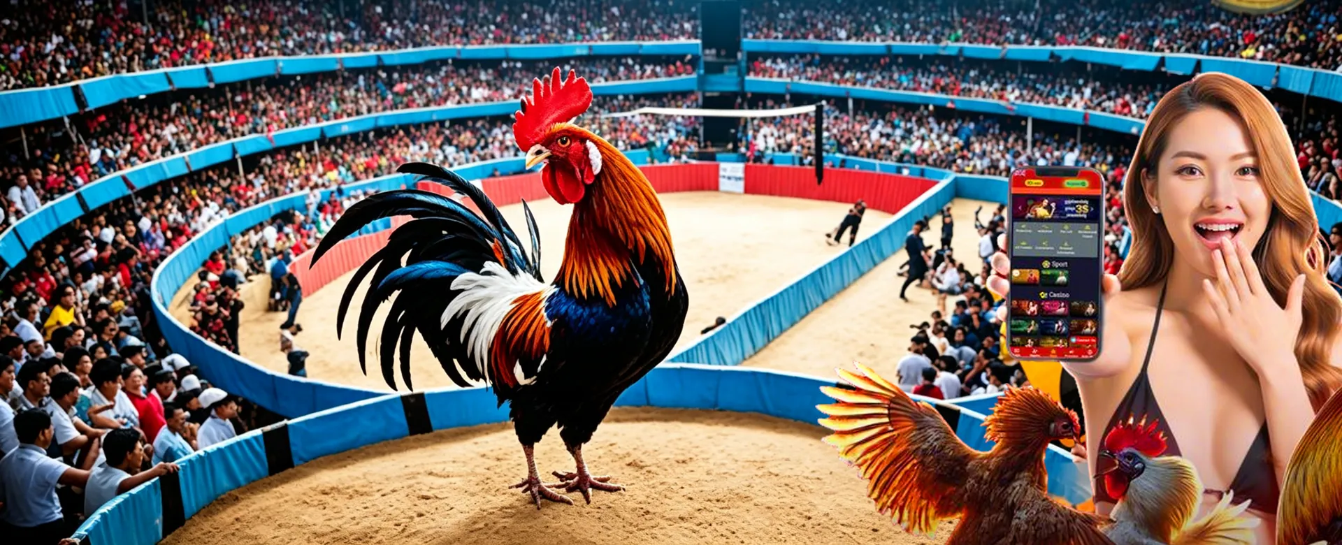 Baptism ceremony with godparents